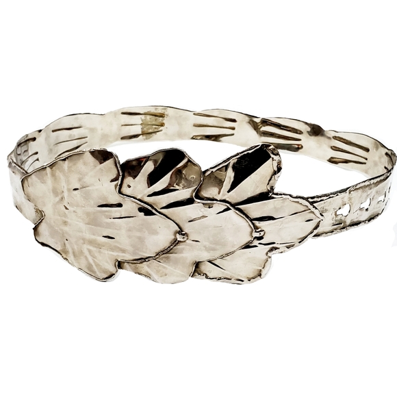 Vintage silver metal belt from TV show - Picture 5 of 13